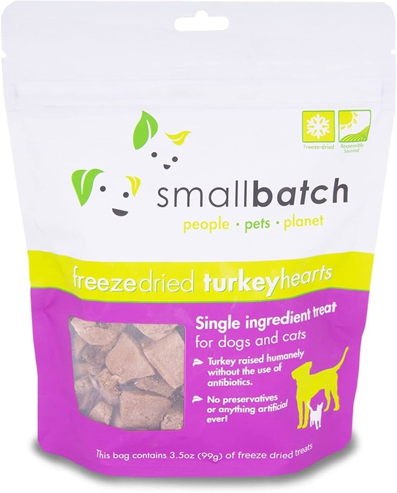 Freeze Dried Turkey Hearts