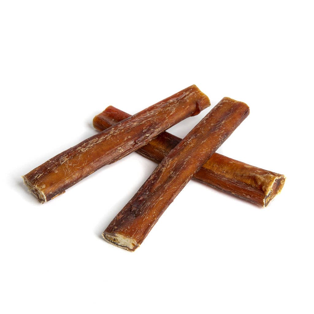 Straight Bully Sticks - 6" Thick - Very Low Odor