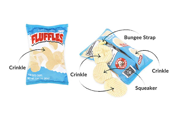 Snack Attack Fluffles Chips Toy