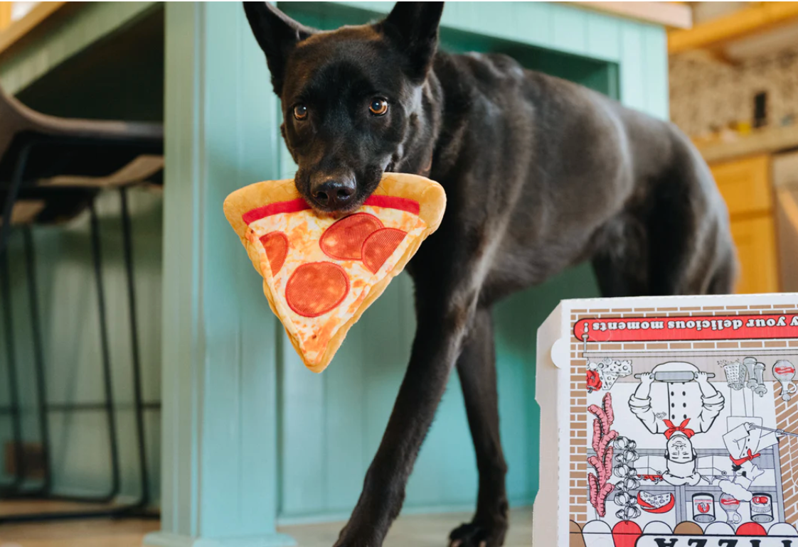 Snack Attack Puppy-roni Pizza Toy