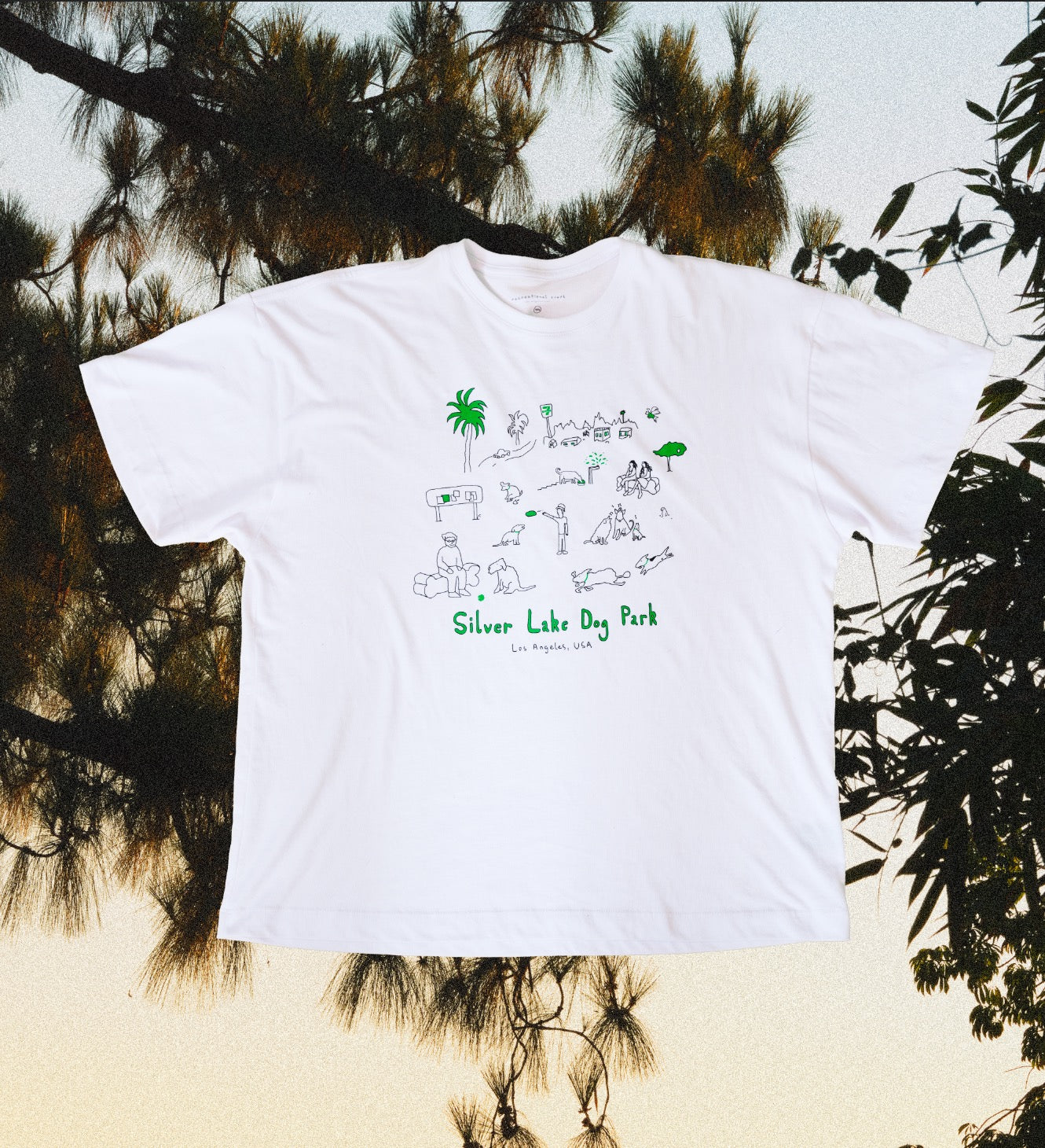 Silverlake, Los Angeles Dog Park T-Shirt