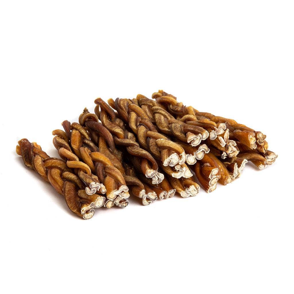 Braided Bully Sticks - 6" Very Low Odor