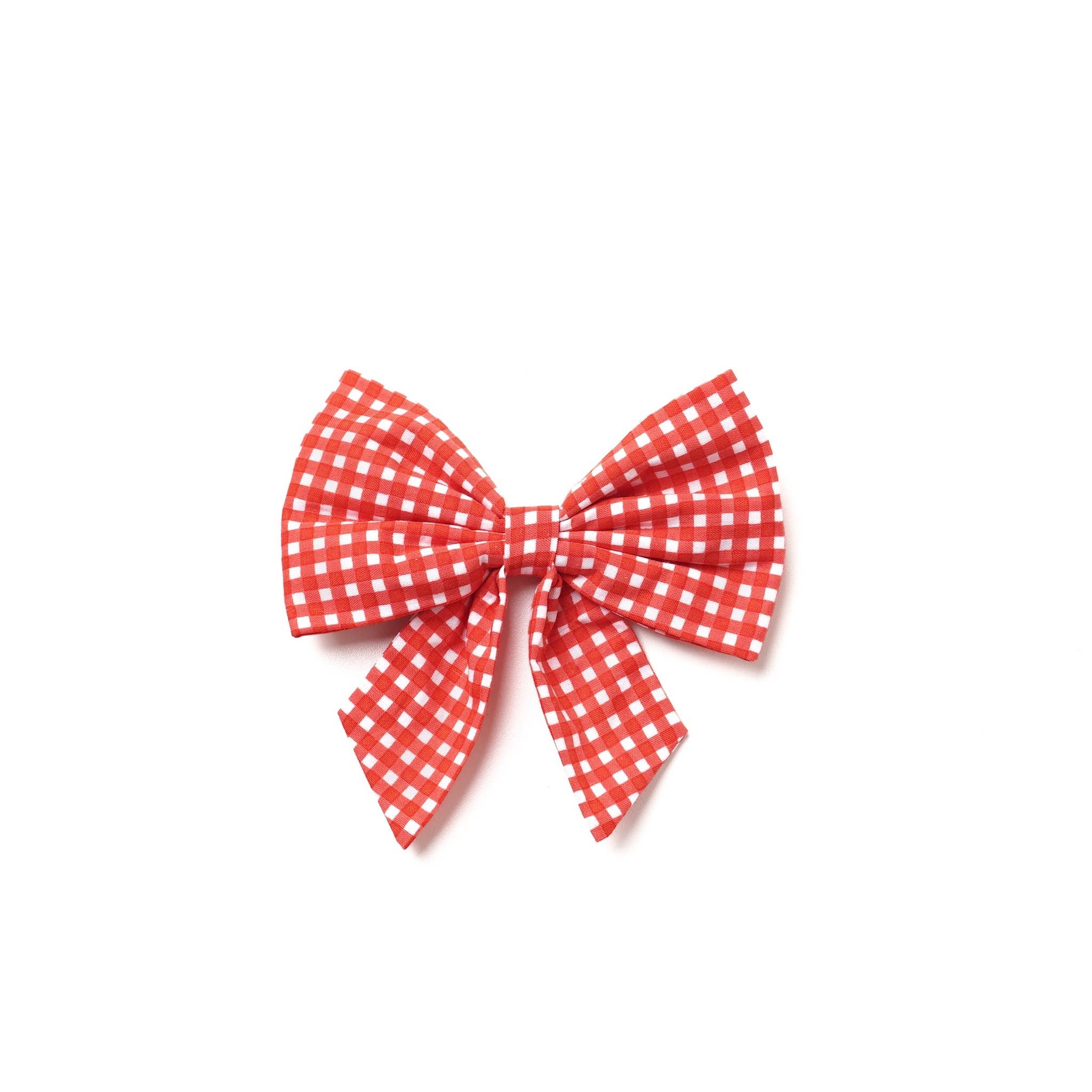 Red Gingham Sailor Bow