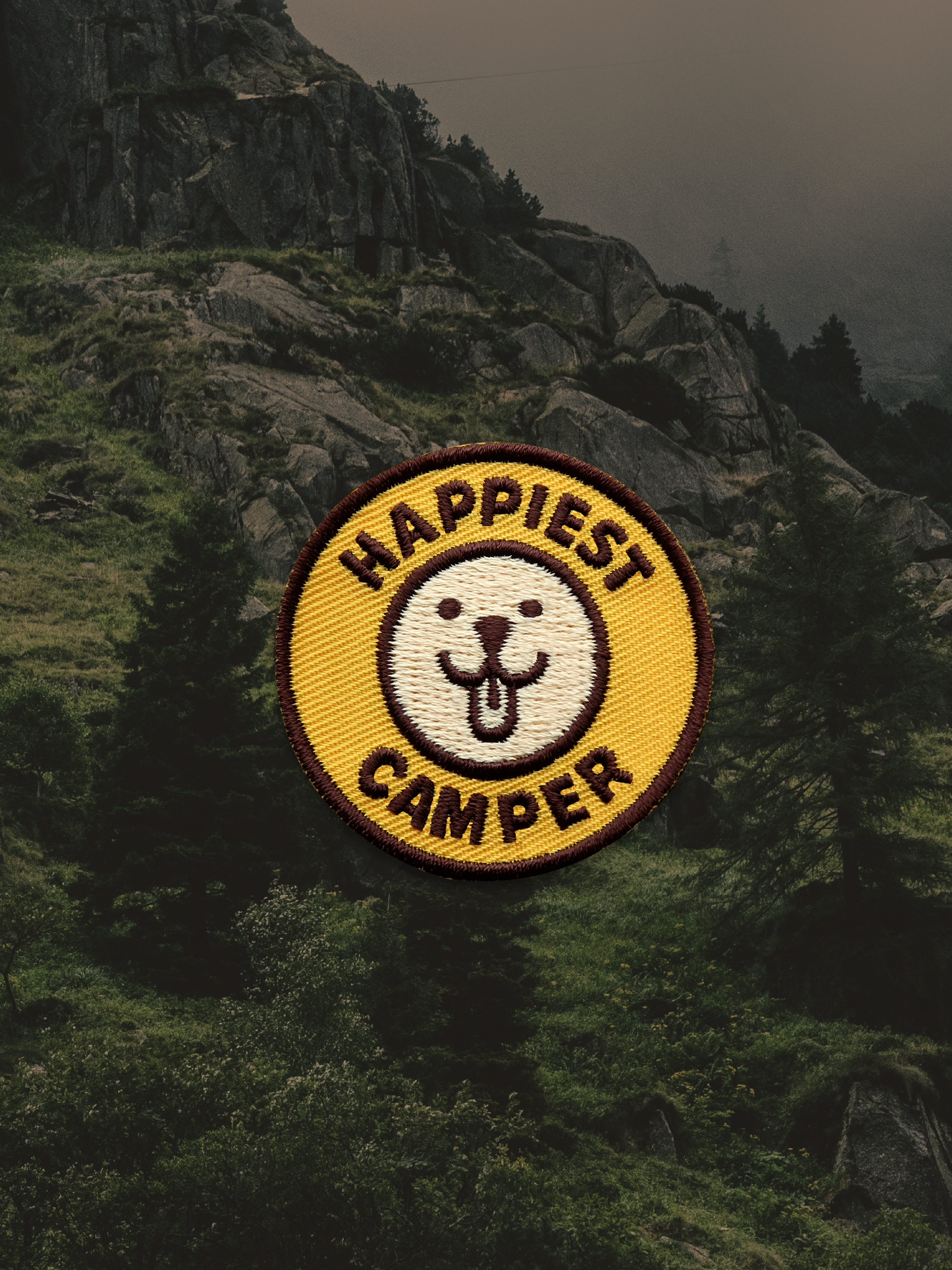 Happiest Camper Iron-On Patch