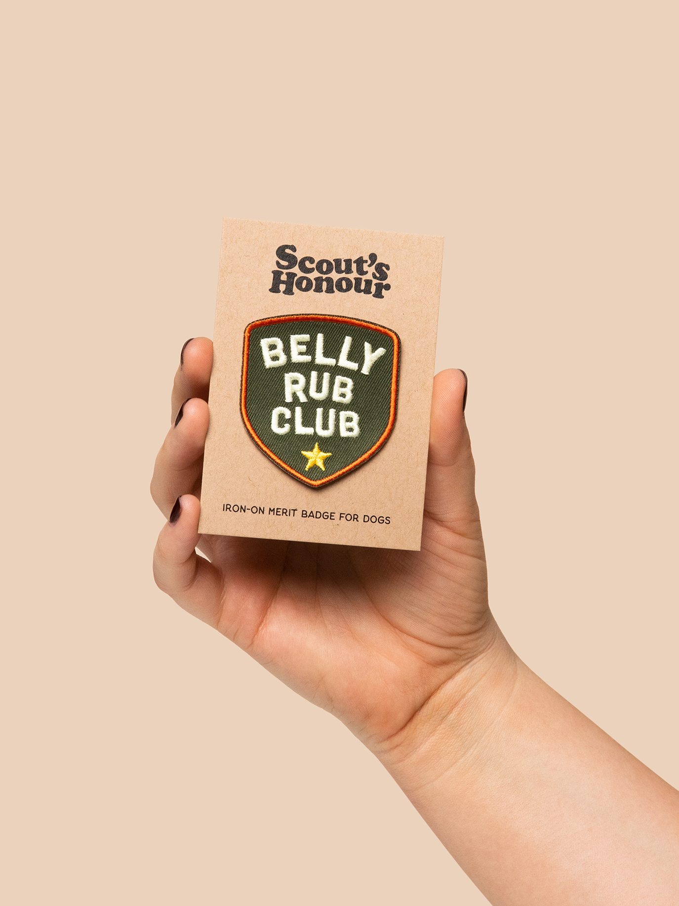 Belly Rub Club Iron-On Patch