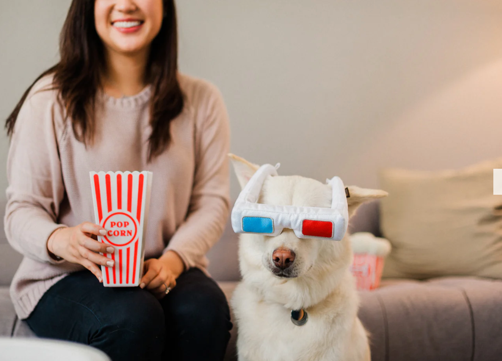 Hollywoof Cinema 3-Dog Glasses Toy