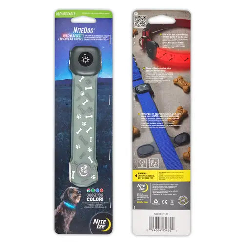 NiteDog® Rechargeable LED Collar Cover - Disc-O Select™