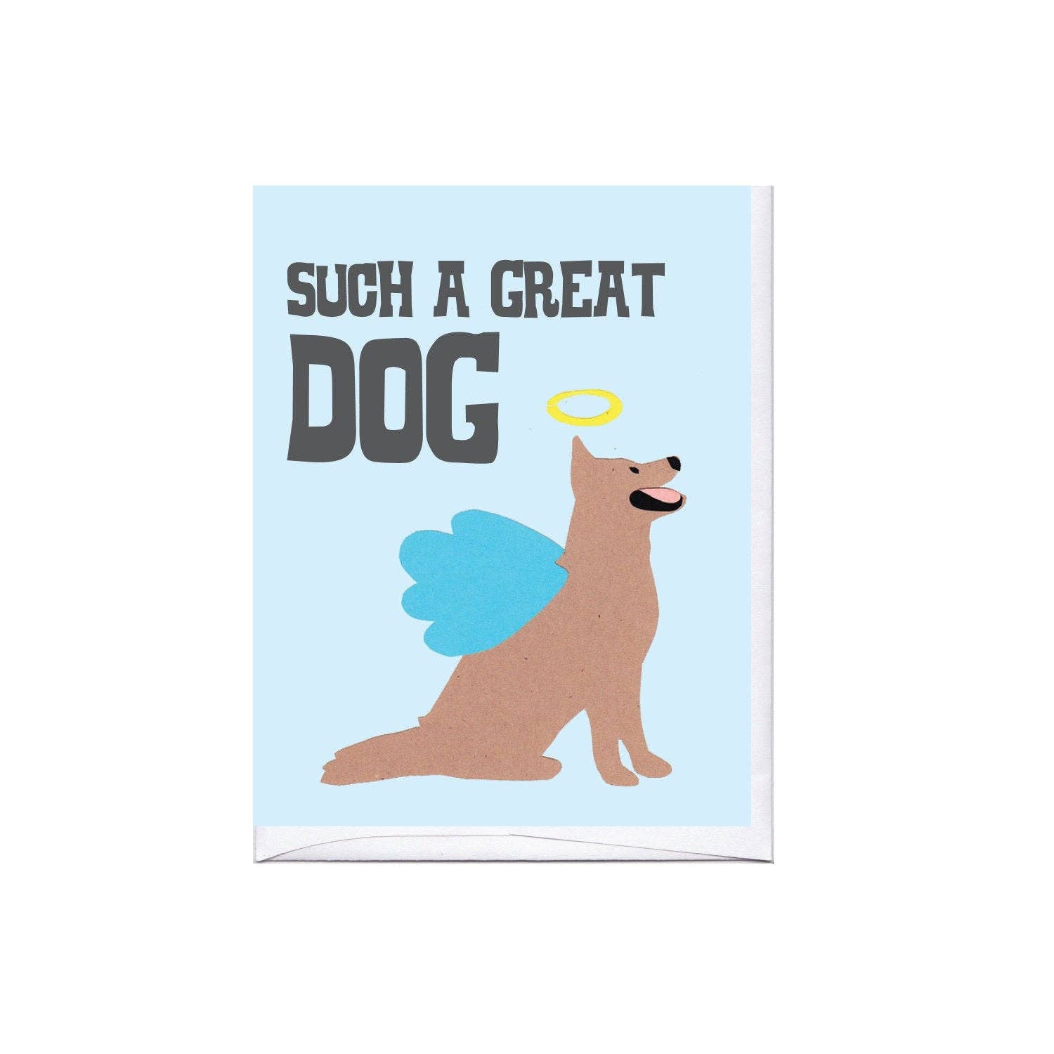 Angel Dog Greeting Card