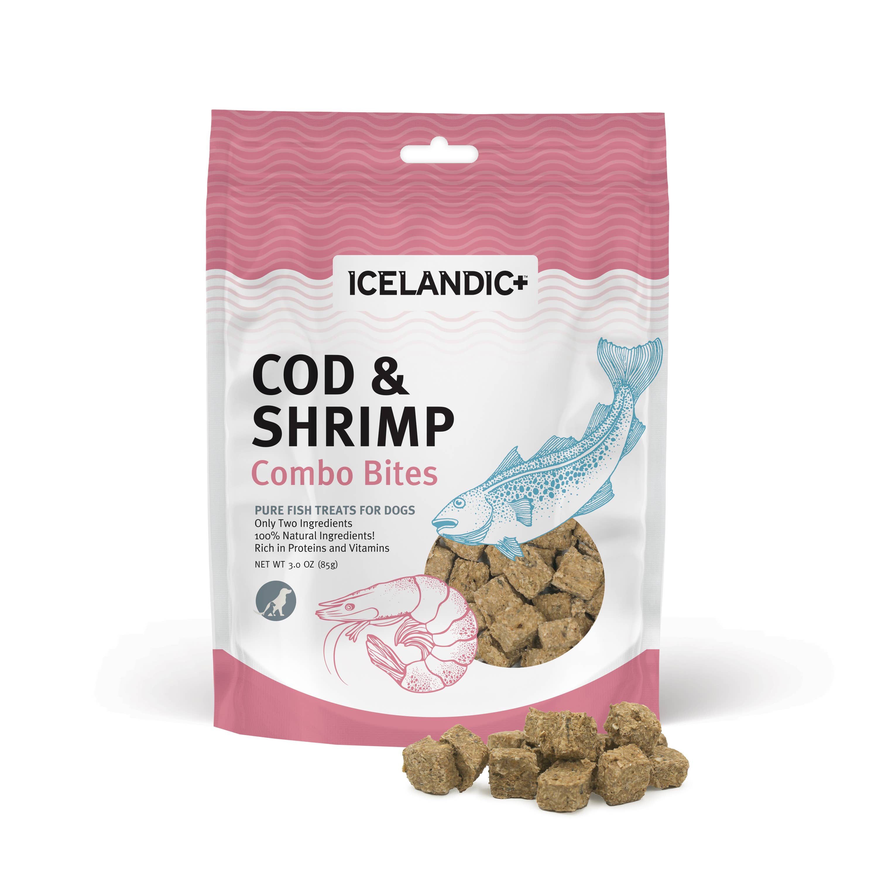 Cod & Shrimp Combo Bites Fish Dog Treats