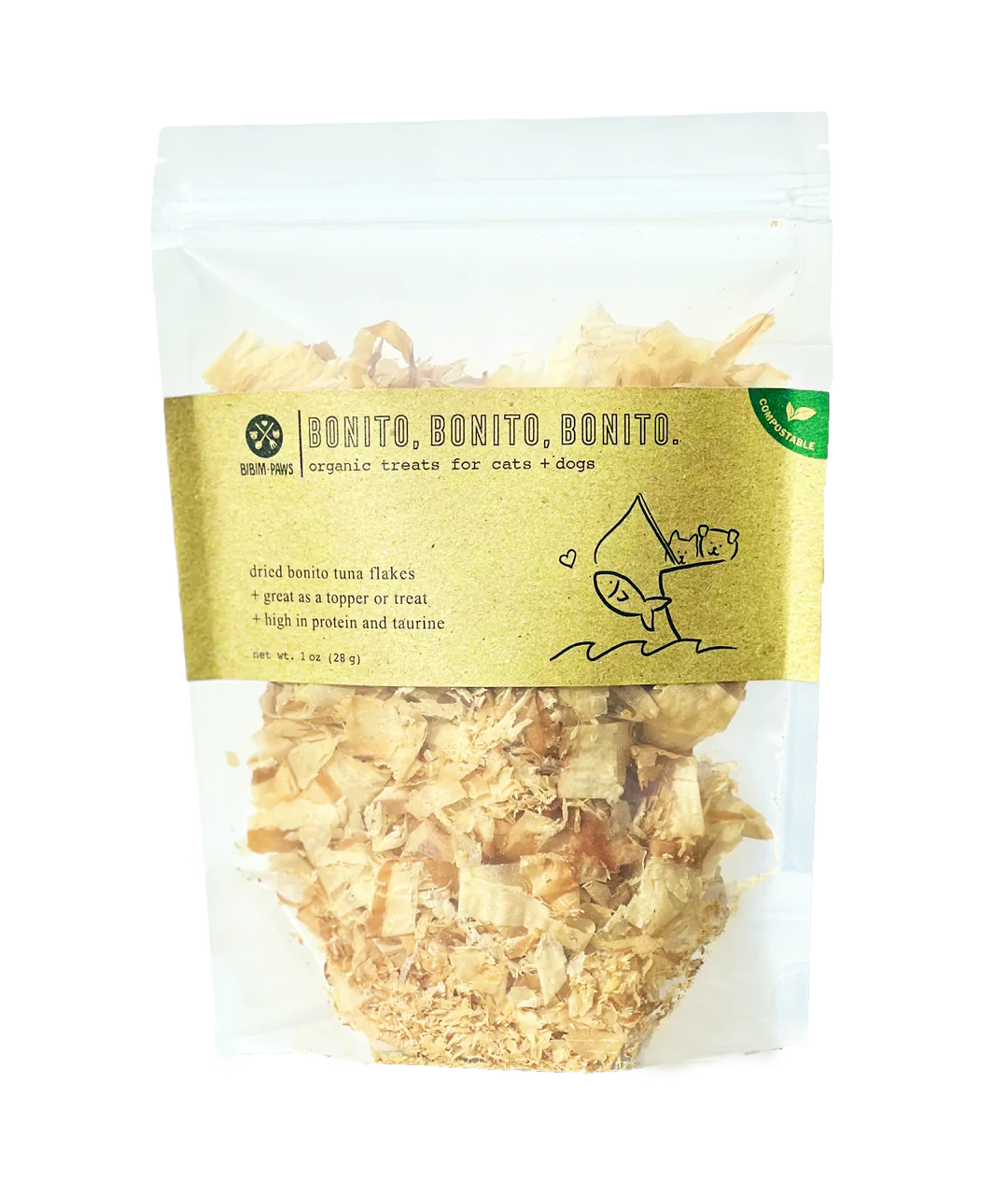 Bonito, Bonito, Bonito - Tuna Flakes for Cats + Dogs