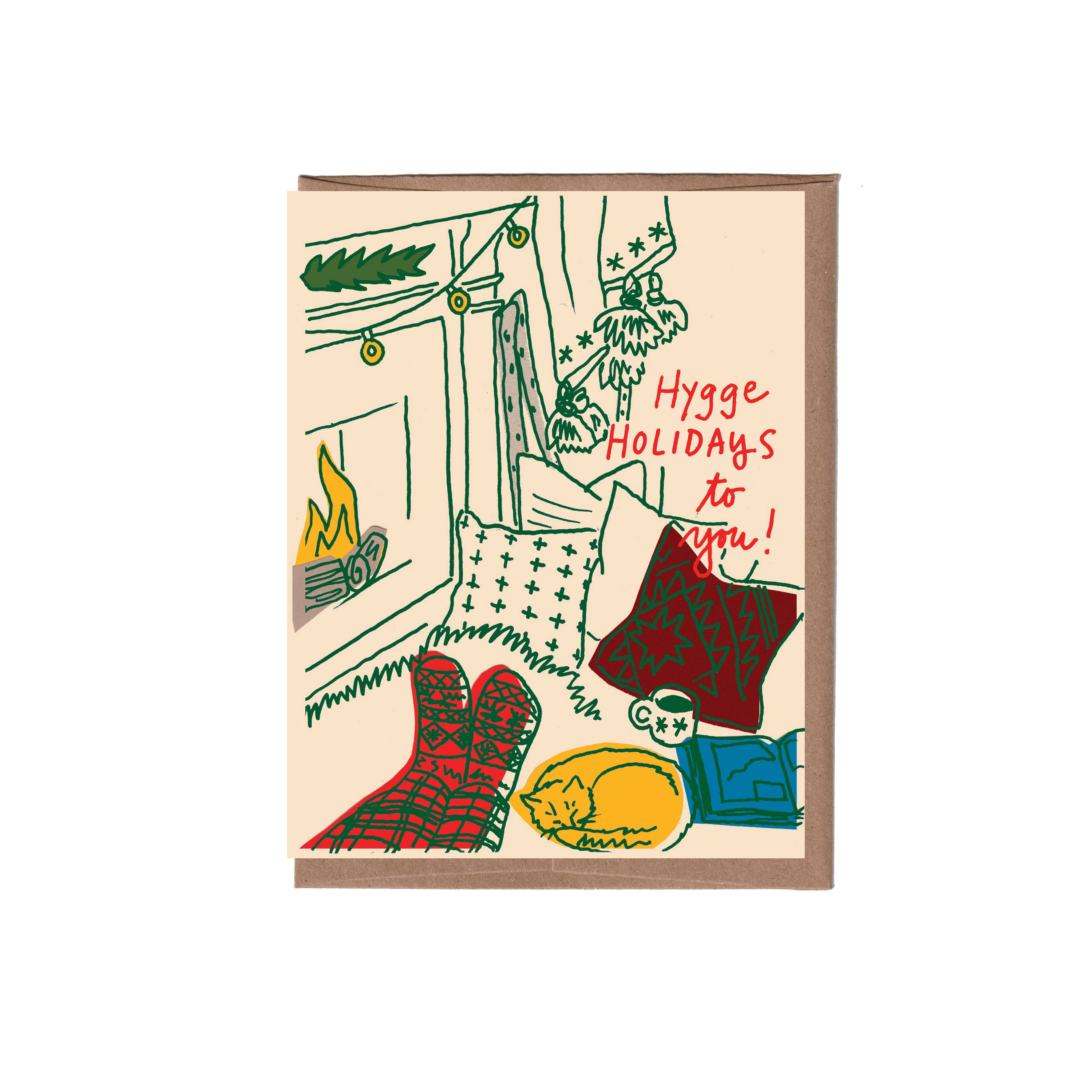 Hygge Holidays Christmas Greeting Card