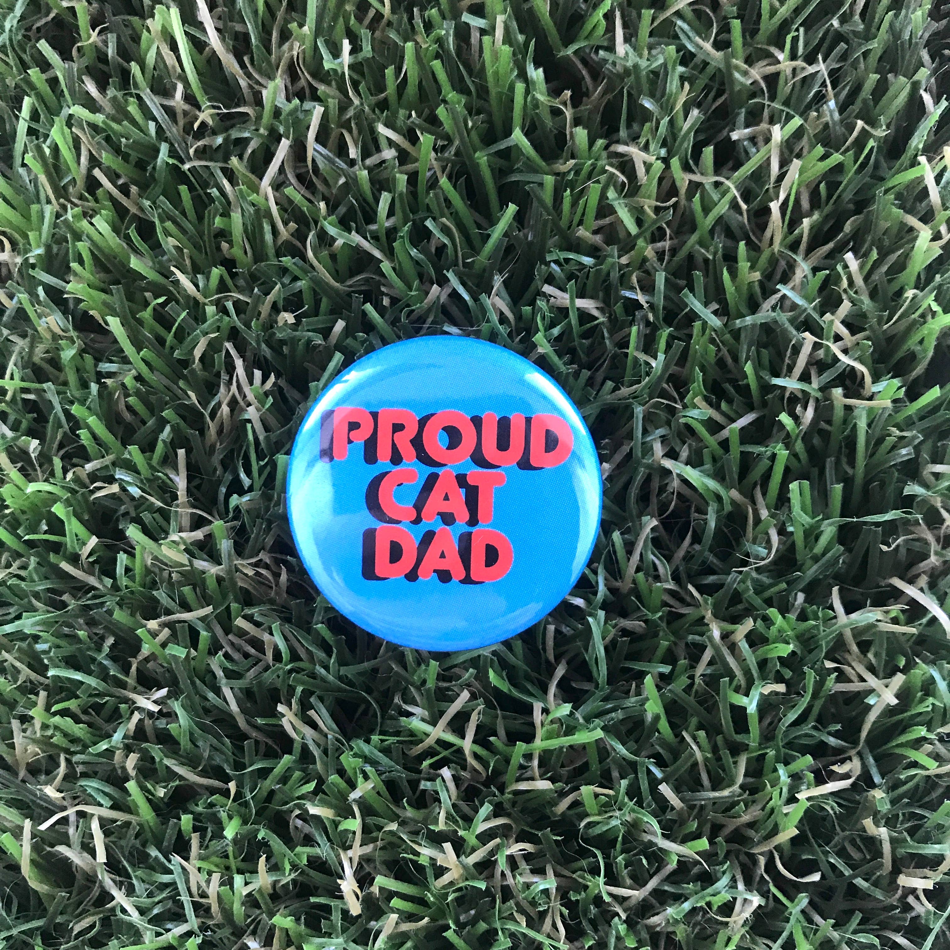 Proud Cat Dad Pin